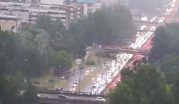 Auto put Novi Beograd