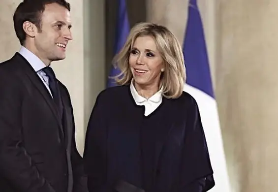 Jeśli myślisz, że skórzane spodnie można nosić tylko do pewnego wieku, spójrz na Brgitte Macron