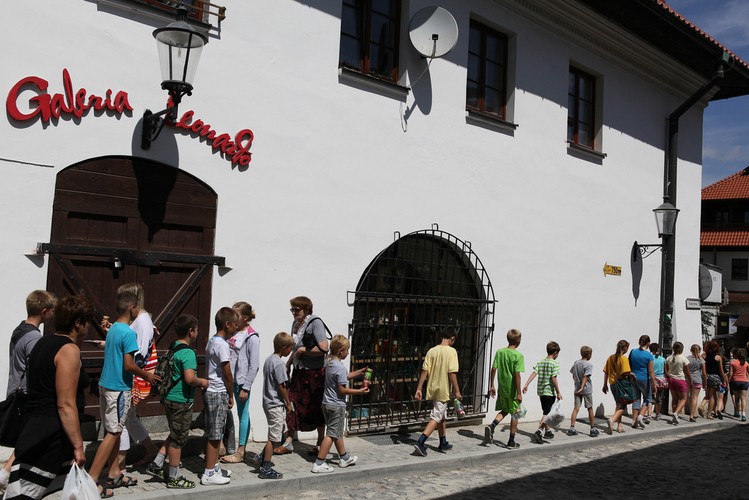 Piękny Kazimierz Dolny nad Wisłą