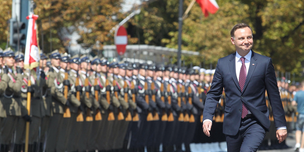 Defilada, Andrzej Duda, prezydent, swieto wojska polskiego