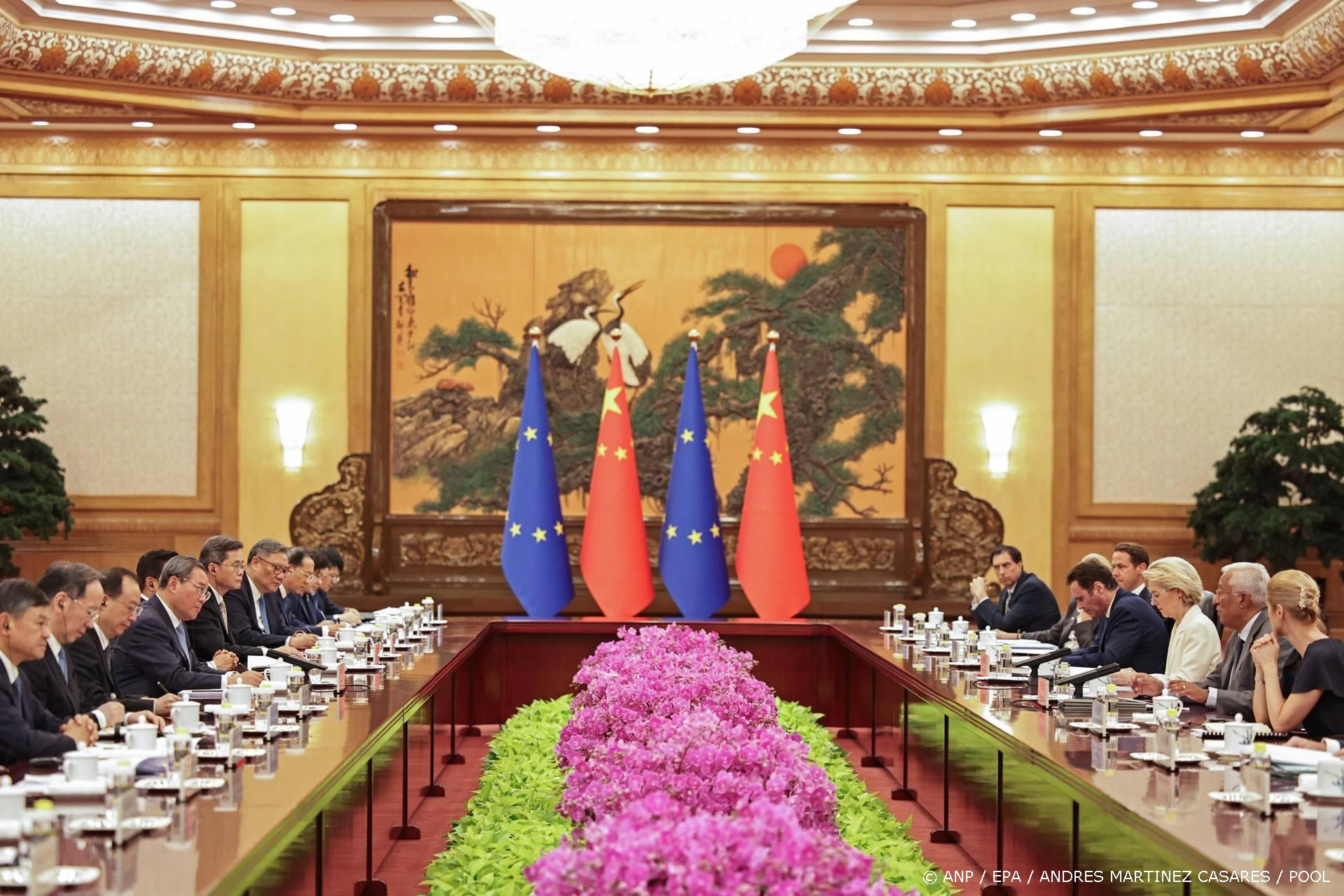 EU-China top: klimaattoezegging wel, handelsakkoord niet