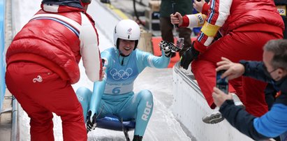 Saneczkarka Tatiana Iwanowa.  Jeździła na wózku, teraz ma medal