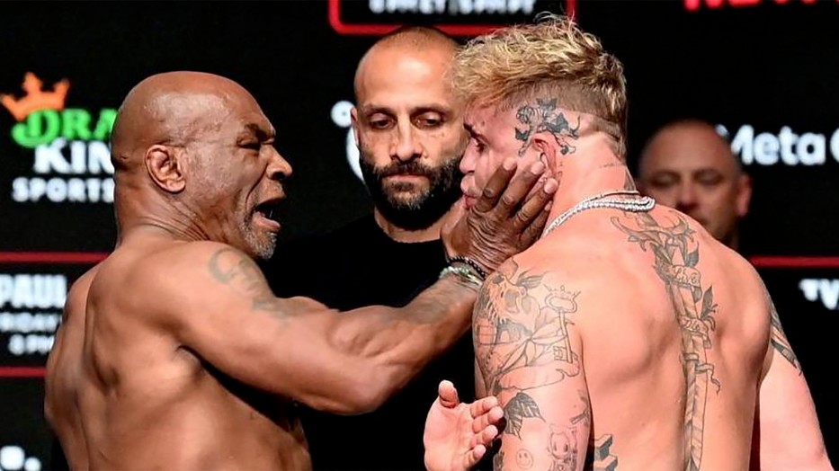 Mike Tyson és Jake Paul Fotó: Northfoto