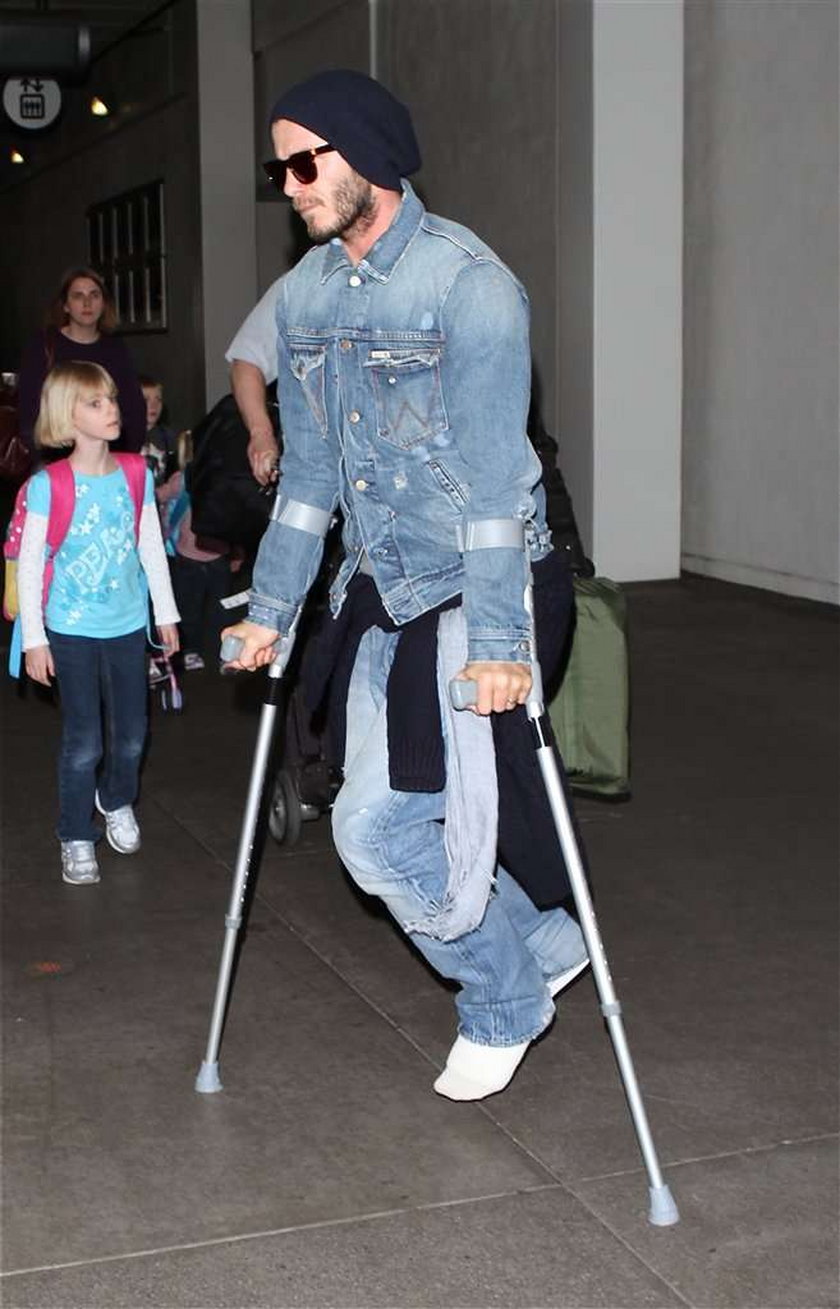 Beckham po operacji wrócił do LA
