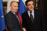 Francois Fillon Władimir Putin Fillon