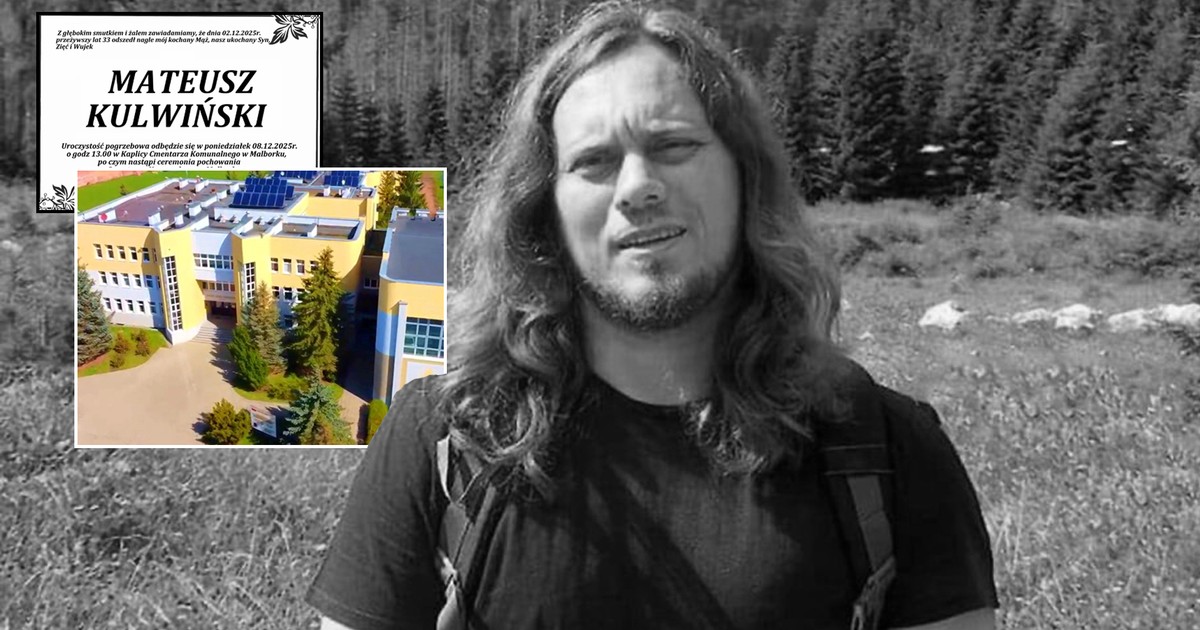 Tragedia uwielbianego nauczyciela z Malborka. Jego żona właśnie to przekazała. Trudno nie płakać