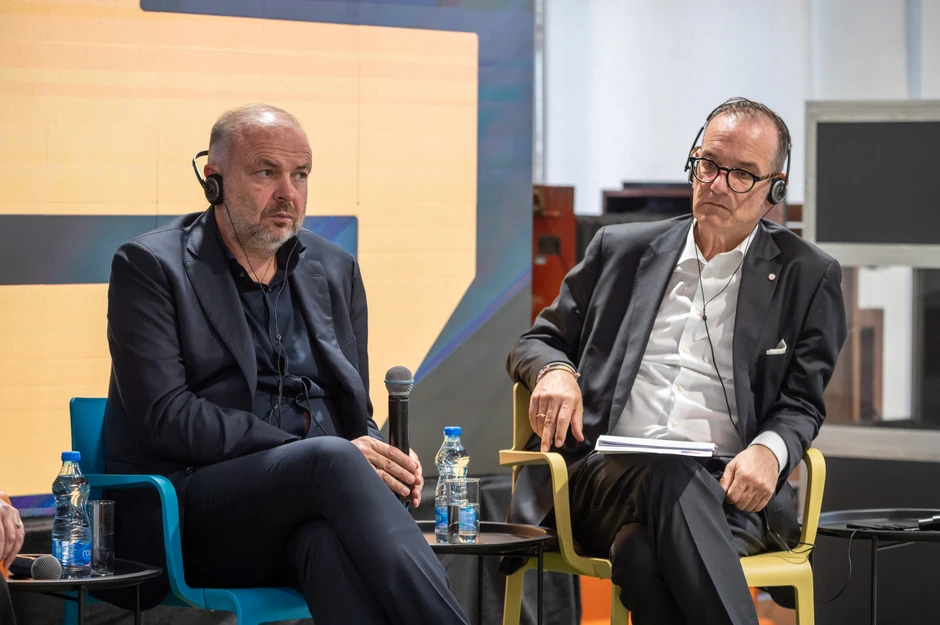 Frank Štaud i Ronald Zeliger na ESG festivalu