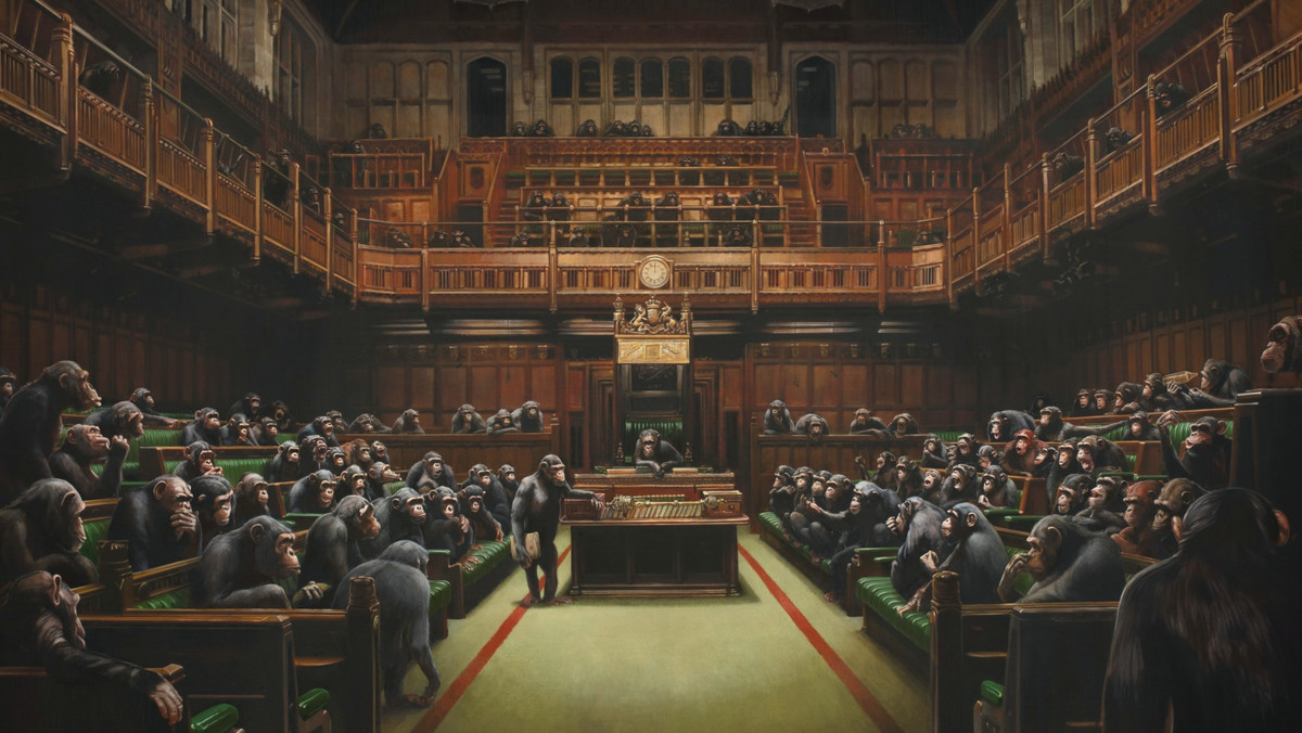 "Devolved Parliament" Banksy'ego sprzedany za 12 mln dol.