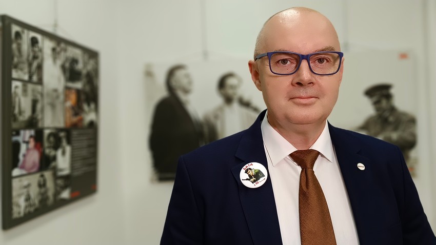 Andrija Jorgić, direktor Borbe na Izložbi "Bata u 90 slika"