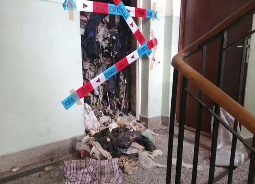 Stan zatrpan smećem u kojem je preminuo Vranjanac