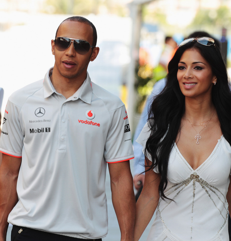 Nicole Scherzinger i Lewis Hamilton