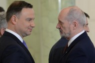 Prezydent Andrzej Duda antoni macierewicz