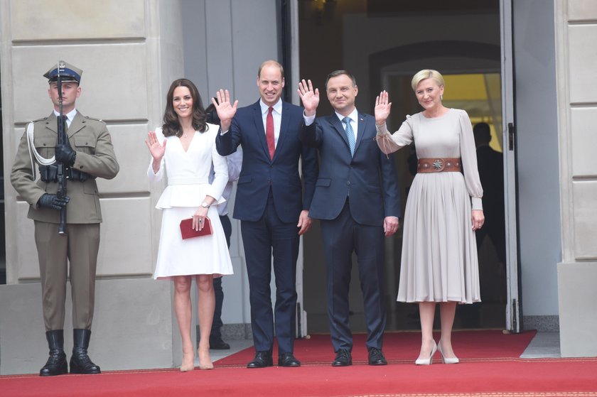 Księżna Kate i książę William w Polsce