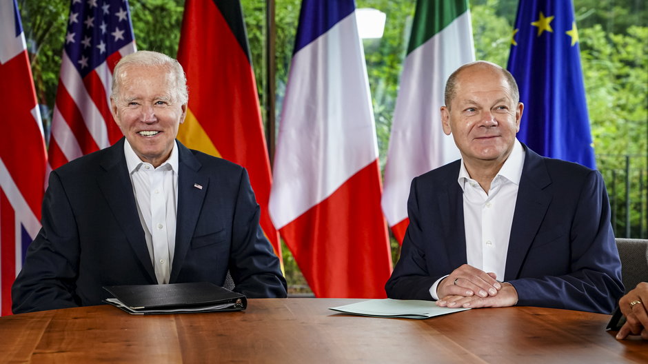 Joe Biden i Olaf Scholz