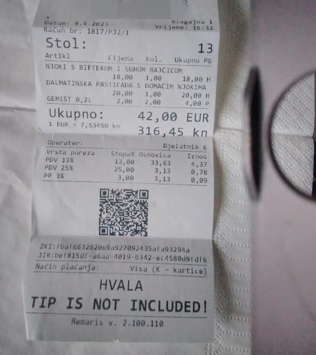 Takéto ceny nájdete v Chorvátsku.