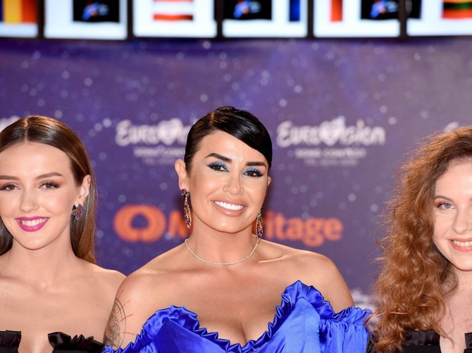 Jonida Baćini pre nekoliko dana na ceremoniji otvaranja Pesme Evrrovizije u Tel Avivu