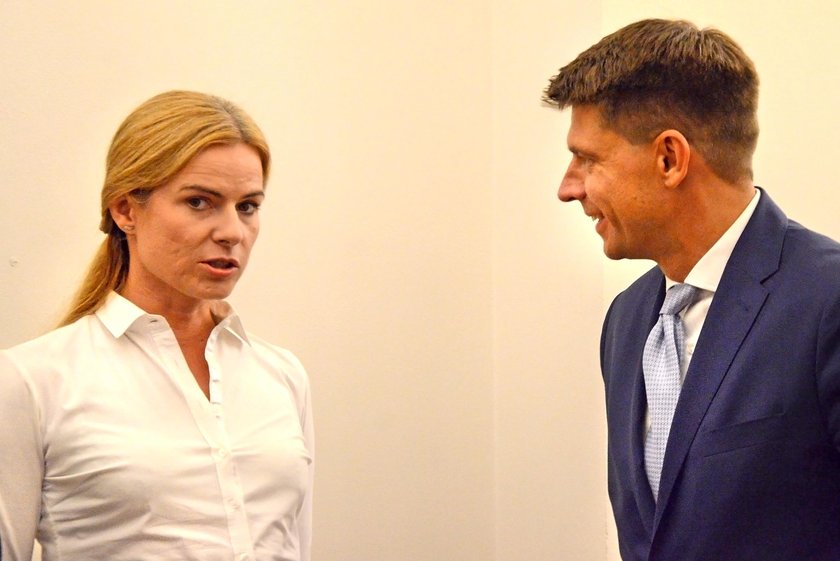 Joanna Schmidt i Ryszard Petru