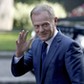 European Council President Donald Tusk arrives in Downing Street in London