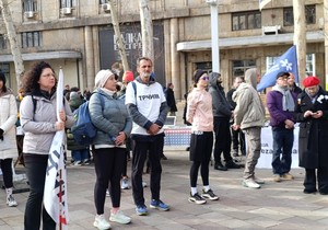 Akcija studenata na Trgu Nikole Pašića