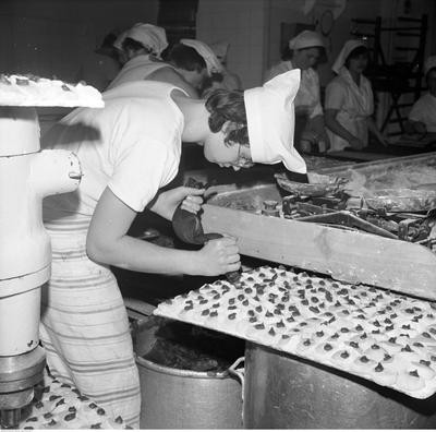 Cukiernia Blikle w Warszawie, tłusty czwartek 1978 roku.