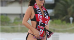 Seksowna Claudia Romani na plaży w Miami