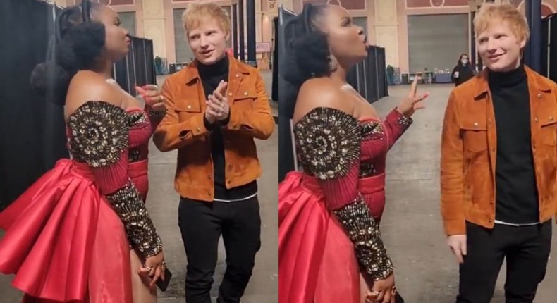 Ed Sheeran and Yemi Alade