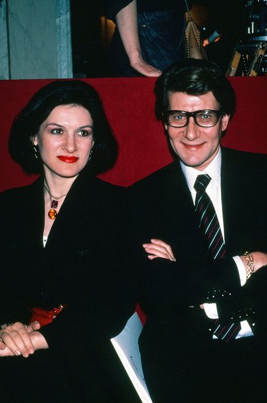 Paloma Picasso i Yves St. Laurent