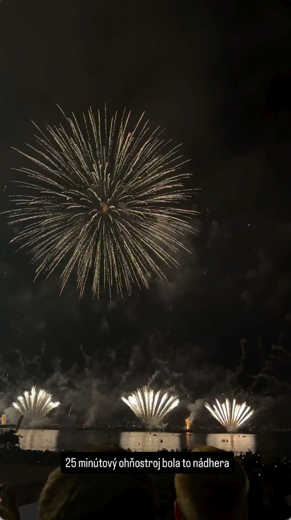 Užili si dokonalý ohňostroj. 