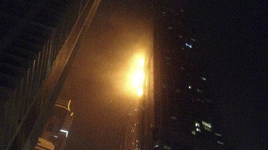 Pożar w Dubaju w jednym z najwyższych apartamentowców na świecie
