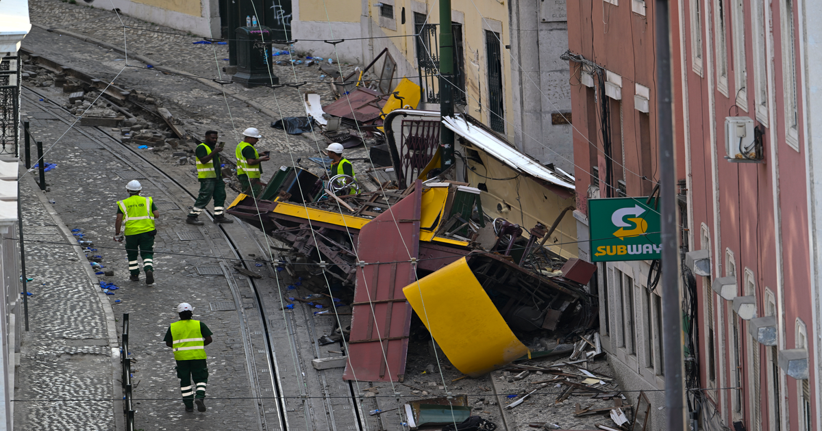 Lisbonne : 16 morts dans l'accident du funiculaire Gloria