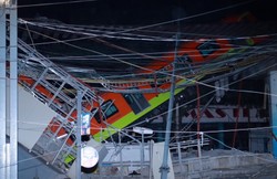 Zawalił się wiadukt kolejowy w Meksyku, jest wiele ofiar. Dramatyczne nagrania