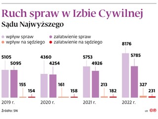 Ruch spraw w Izbie Cywilnej