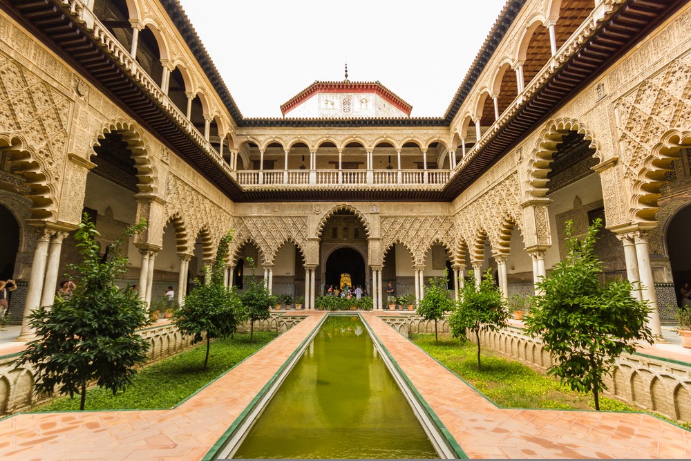 V paláci Real Alcazar sa natáčali scény Dornu zo seriálu Hra o tróny.