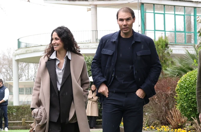 Rafael Nadal sa suprugom