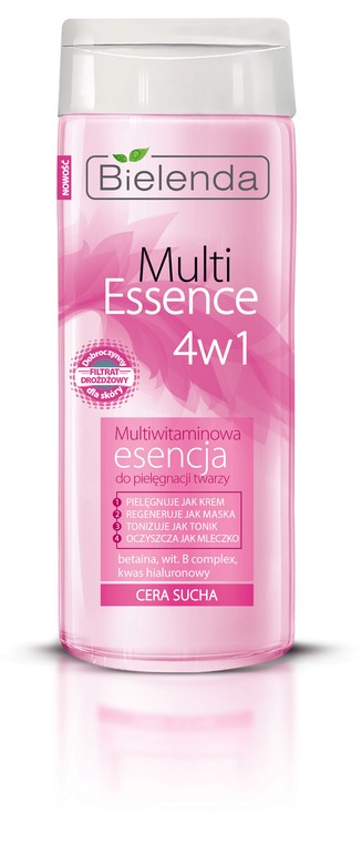 Bielenda Multiessence 4 w 1 Multiwitaminowa esencja do pielęgnacji twarzy, cera sucha