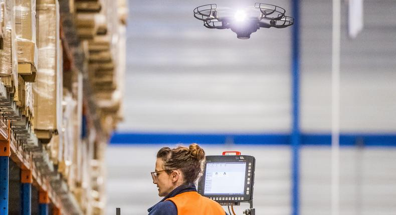 Ikea has a fleet of 250 drones across its dozens of warehouses.Courtesy of Ikea