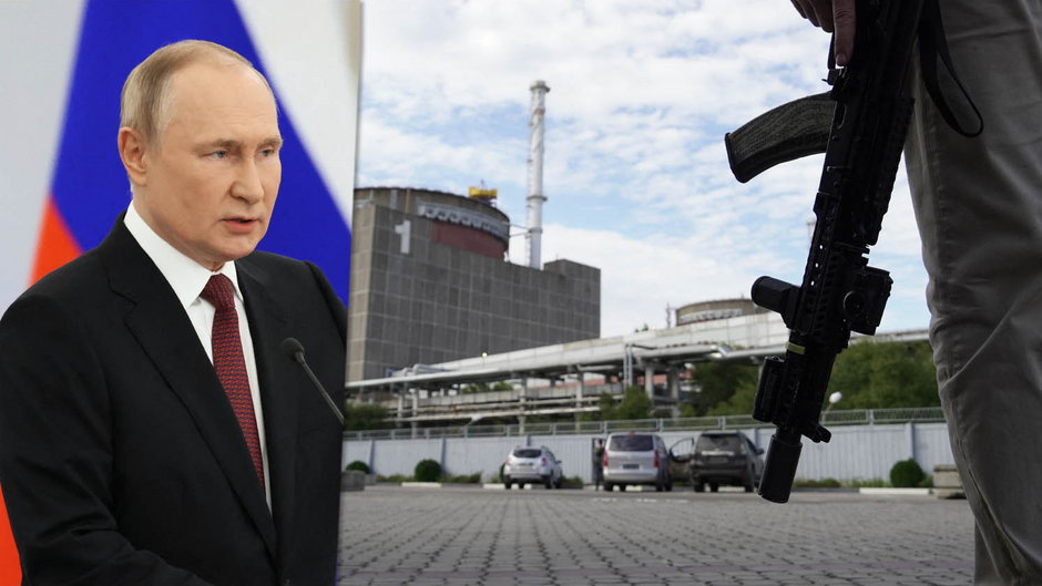 Władimir Putin / Zaporoska Elektrownia Jądrowa kontrolowana przez Rosjan