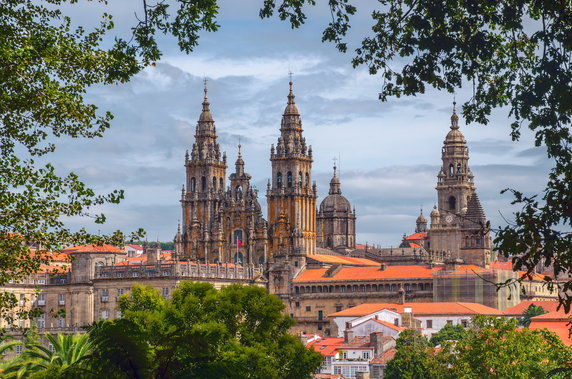 Katedra w Santiago de Compostela, Hiszpania