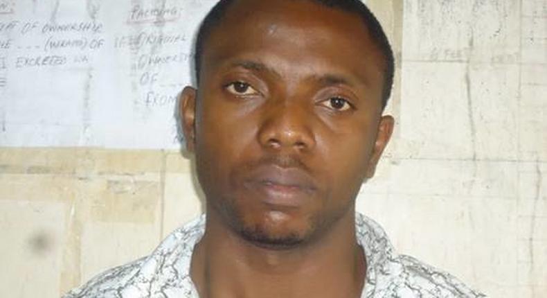 The suspect, Ozoh Ikenna