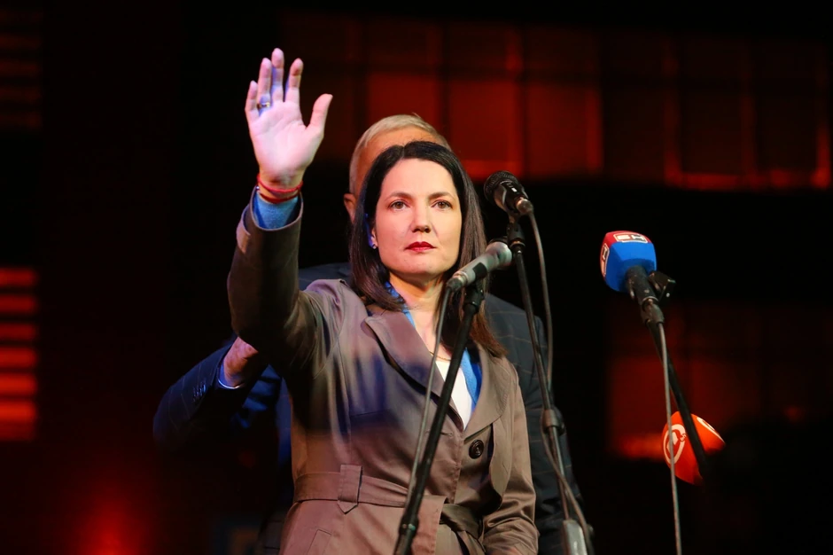 Jelena Trivić, protest opozicije PDP