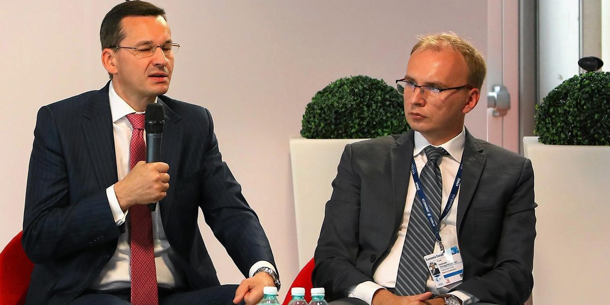 Mateusz Morawiecki i Radosław Domagalski-Łabędzki