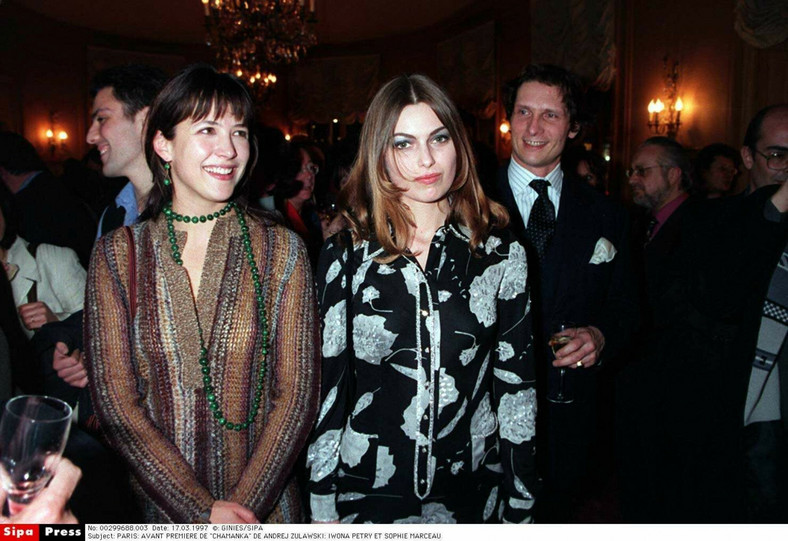 Iwona Petry i Sophie Marceau - partnerka Andrzeja Żuławskiego w latach 1985-2001