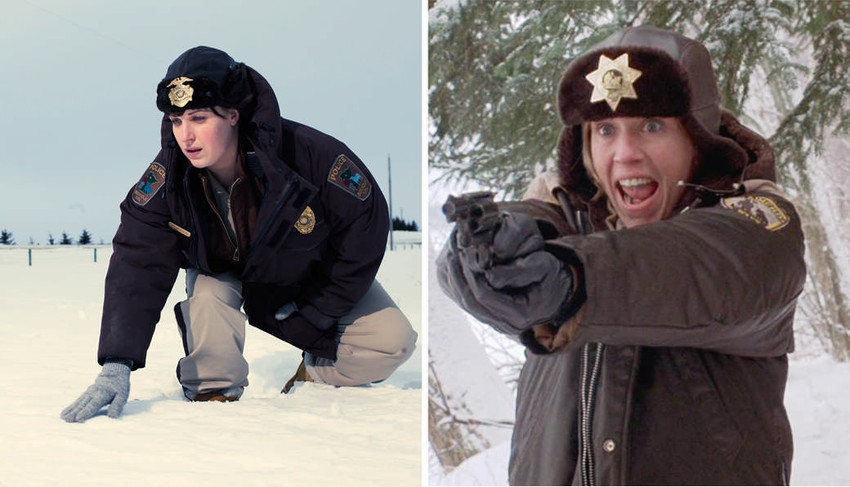 Scena iz serije i filma "Fargo"