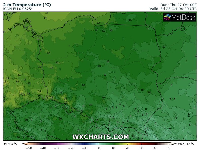 Temperatura będzie zróżnicowana