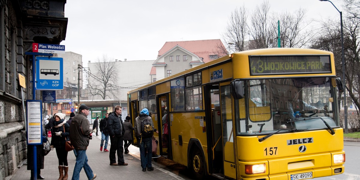 Dworzec autobusowy w Katowicach