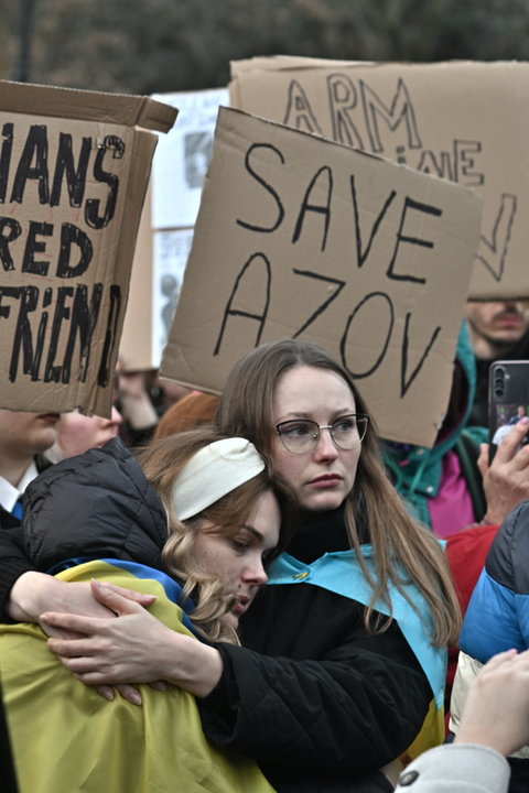 Uczestnicy demonstracji