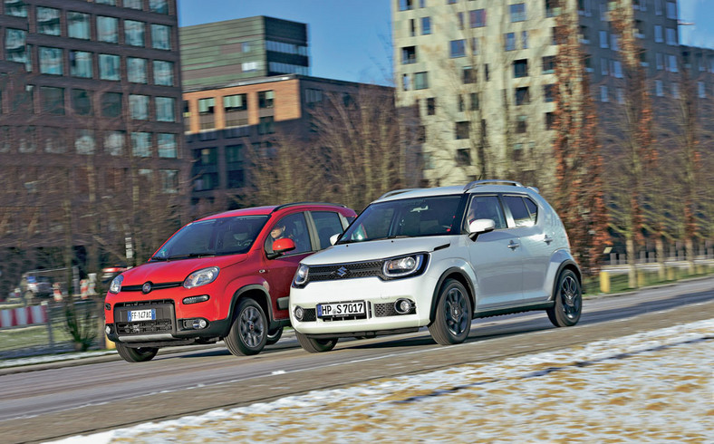 Fiat Panda kontra Suzuki Ignis - czy miejskie auta z napędem 4x4 zawstydzą SUV-y?