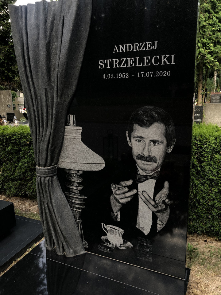 Grób Andrzeja Strzeleckiego na Powązkach Wojskowych w Warszawie