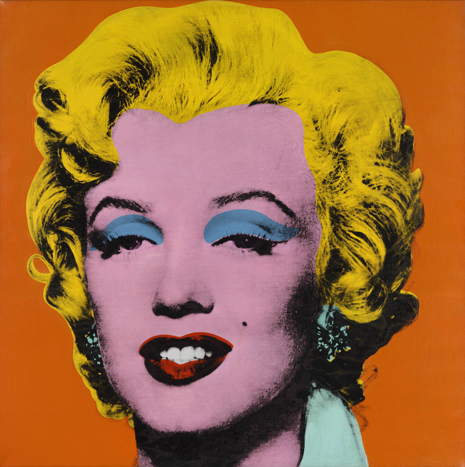 Andy Warhol, "Shot Orange Marilyn" (1964). Z kolekcji prywatnej