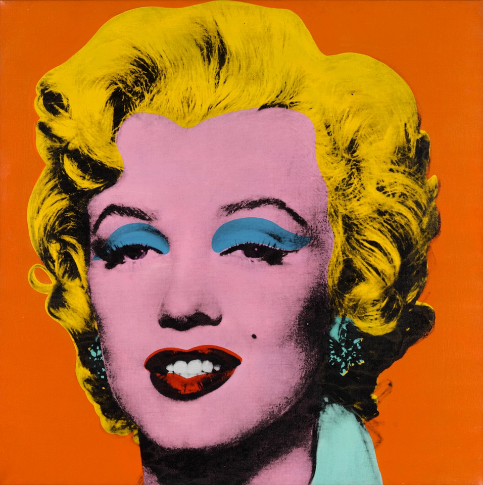 Andy Warhol, "Shot Orange Marilyn" (1964). Z kolekcji prywatnej